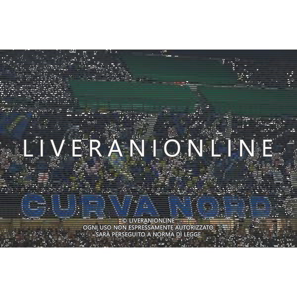 tifosi Inter striscione curva nord Inter vs Juventus Milano 26-04-2023 Stadio Giuseppe Meazza San Siro Coppa Italia Frecciarossa - semifinale gara di ritorno foto Roberto Garavaglia/ag. Aldo Liverani sas / AGENZIA ALDO LIVERANI SAS