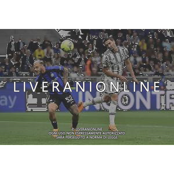 Mattia De Sciglio (Juventus) occasione da gol Inter vs Juventus Milano 26-04-2023 Stadio Giuseppe Meazza San Siro Coppa Italia Frecciarossa - semifinale gara di ritorno foto Roberto Garavaglia/ag. Aldo Liverani sas / AGENZIA ALDO LIVERANI SAS