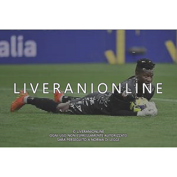 Andre\' Onana (Inter) Inter vs Juventus Milano 26-04-2023 Stadio Giuseppe Meazza San Siro Coppa Italia Frecciarossa - semifinale gara di ritorno foto Roberto Garavaglia/ag. Aldo Liverani sas / AGENZIA ALDO LIVERANI SAS