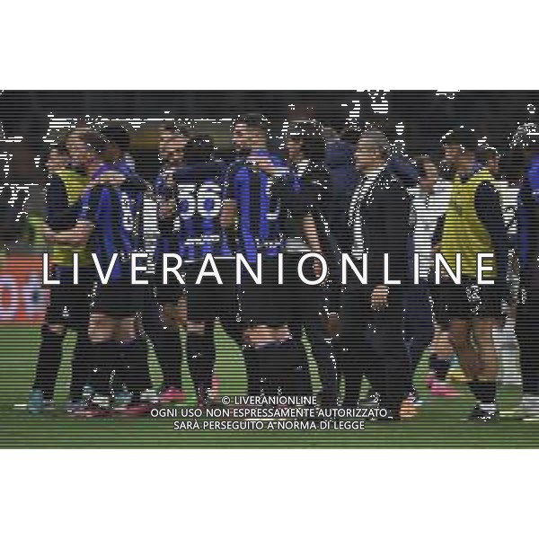 esultanza finale Inter Inter vs Juventus Milano 26-04-2023 Stadio Giuseppe Meazza San Siro Coppa Italia Frecciarossa - semifinale gara di ritorno foto Roberto Garavaglia/ag. Aldo Liverani sas/ AGENZIA ALDO LIVERANI SAS