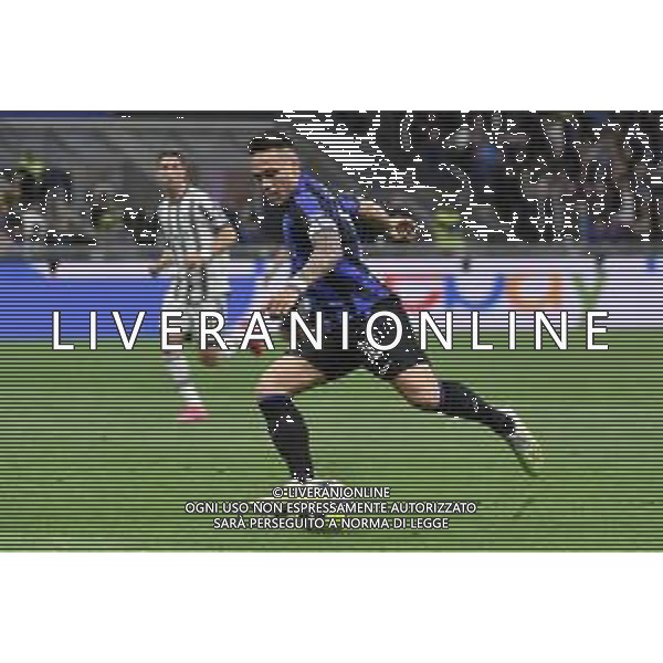 Lautaro Martinez (Inter) Inter vs Juventus Milano 26-04-2023 Stadio Giuseppe Meazza San Siro Coppa Italia Frecciarossa - semifinale gara di ritorno foto Roberto Garavaglia/ag. Aldo Liverani sas