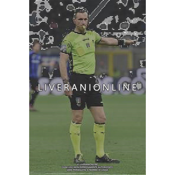 l\'arbitro Daniele Doveri di Roma Inter vs Juventus Milano 26-04-2023 Stadio Giuseppe Meazza San Siro Coppa Italia Frecciarossa - semifinale gara di ritorno foto Roberto Garavaglia/ag. Aldo Liverani sas