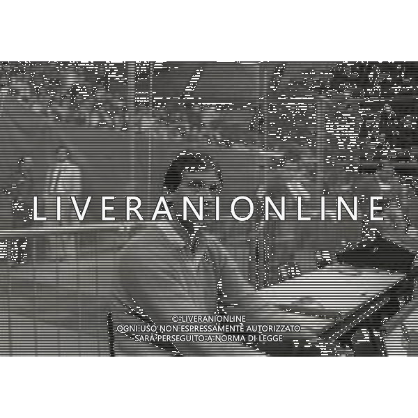 RETROSPETTIVA PETER SKANSI ALLENATORE SCAVOLINI PESARO BASKET NELLA FOTO PETER SKANSI ALLENATORE PESARO BASKET NELL\'ANNO 1982 AG ALDO LIVERANI SAS