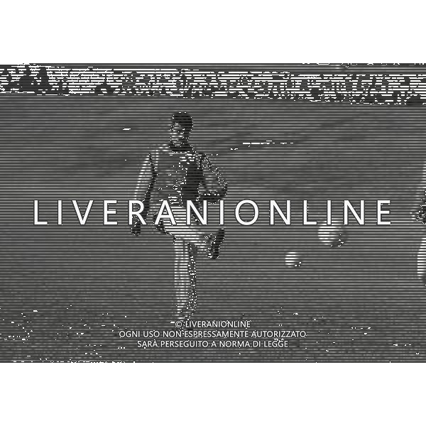 1987 MILANELLO-ALLENAMENTO MILAN CALCIO NELLA FOTO PIETRO PAOLO VIRDIS AG ALDO LIVERANI SAS