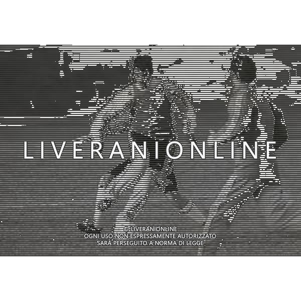 1987 MILANELLO-ALLENAMENTO MILAN CALCIO NELLA FOTO PIETRO PAOLO VIRDIS AG ALDO LIVERANI SAS