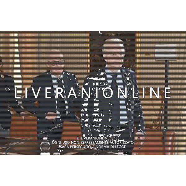 TVRG Firma protocollo sicurezza informatica nella foto Giuseppe Petronzi SX Questore di Milano e Renato Saccone DX Prefetto di Milano Milano 27-04-2023 Firma del protocollo di collaborazione tra Citta\' Metropolitana e Polizia di Stato per la prevenzione e il contrasto dei crimini informatici sui sistemi informativi critici dipendenti da Citta\' Metropolitana di Milano foto Roberto Garavaglia/ag. Aldo Liverani sas/ AGENZIA ALDO LIVERANI SAS