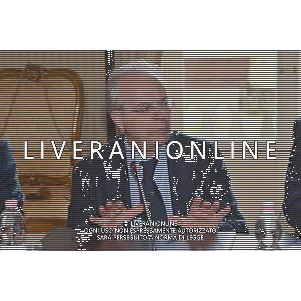 TVRG Firma protocollo sicurezza informatica nella foto Renato Saccone Prefetto di Milano Milano 27-04-2023 Firma del protocollo di collaborazione tra Citta\' Metropolitana e Polizia di Stato per la prevenzione e il contrasto dei crimini informatici sui sistemi informativi critici dipendenti da Citta\' Metropolitana di Milano foto Roberto Garavaglia/ag. Aldo Liverani sas/ AGENZIA ALDO LIVERANI SAS