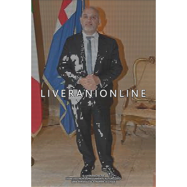 TVRG Firma protocollo sicurezza informatica nella foto Antonio Sebastiano Purcaro segretario generale della Città Metropolitana di Milano Milano 27-04-2023 Firma del protocollo di collaborazione tra Citta\' Metropolitana e Polizia di Stato per la prevenzione e il contrasto dei crimini informatici sui sistemi informativi critici dipendenti da Citta\' Metropolitana di Milano foto Roberto Garavaglia/ag. Aldo Liverani sas/ AGENZIA ALDO LIVERANI SAS