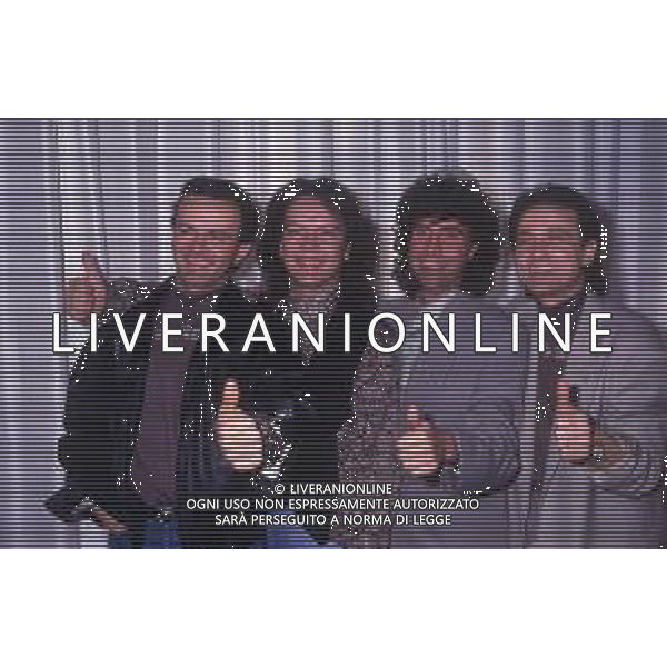 RETROSPETTIVA COMPLESSO MUSICALE POOH NELLA FOTO DODI BATTAGLIA-RED CANZIAN-STEFANO D\'ORAZIO E ROBY FACCHINETTI AG ALDO LIVERANI SAS