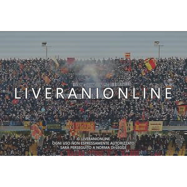 Supporters of US Lecce during the Italian soccer Serie A match US Lecce vs Udinese Calcio on April 28, 2023 at Via del Mare Stadium in Lecce, Italy. Photo by Emmanuele Mastrodonato/ag. Aldo Liverani sas/ AGENZIA ALDO LIVERANI SAS