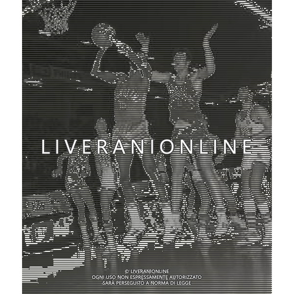 20-12-1978 MILANO CAMPIONATO DI BASKET SERIE A1 BILLY MILANO-SCAVOLINI PESARO 85-71 NELLA FOTO AZIONE DI GIOCO AG ALDO LIVERANI SAS