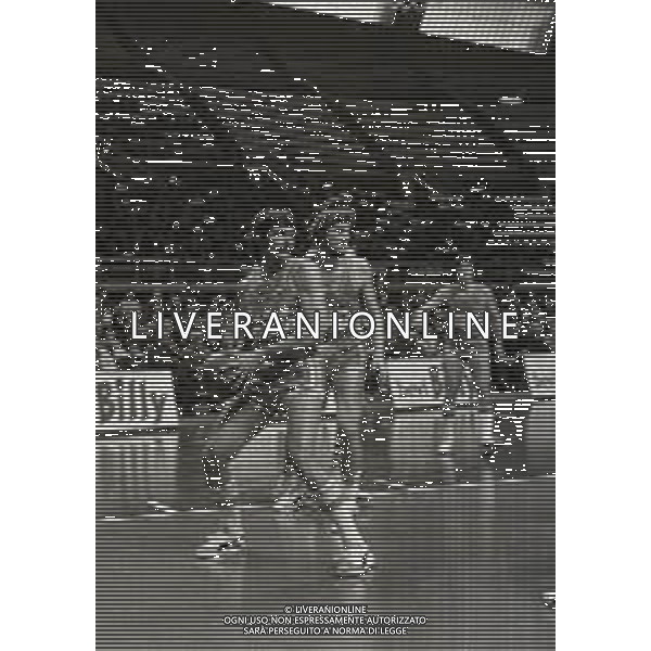 20-01-1980 MILANO CAMPIONATO DI BASKET SERIE A 1 BILLY MILANO-ACQUA FABIA ROMA 110-100 NELLA FOTO AZIONE DI GIOCO AG ALDO LIVERANI SAS
