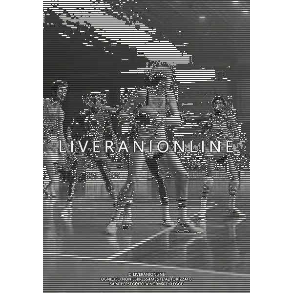 18-11-1979 CANTU\' CAMPIONATO DI BASKET SERIE A1 GABETTI CANTU\'-SCAVOLINI PESARO 78-80 NELLA FOTO AZIONE DI GIOCO AG ALDO LIVERANI SAS