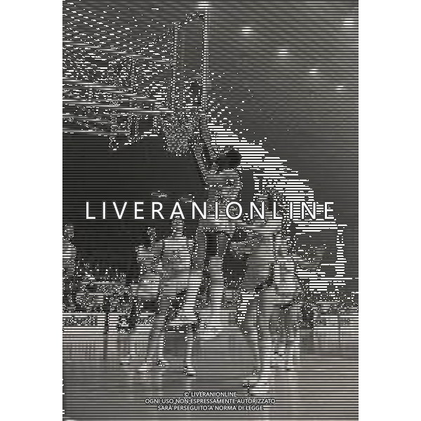 03-12-1978 CANTU\' CAMPIONATO DI BASKET SERIE A1 GABETTI CANTU\'-ARRIGONI RIETI 84-78 NELLA FOTO AZIONE DI GIOCO AG ALDO LIVERANI SAS