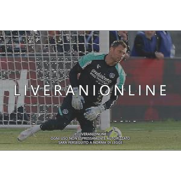Daniele Padelli (Udinese Calcio) during the Italian soccer Serie A match US Lecce vs Udinese Calcio on April 28, 2023 at Via del Mare Stadium in Lecce, Italy. Photo by Emmanuele Mastrodonato/ag. Aldo Liverani sas/ AGENZIA ALDO LIVERANI SAS