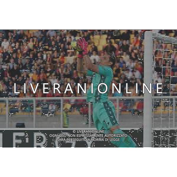 Marco Silvestri (Udinese Calcio) during the Italian soccer Serie A match US Lecce vs Udinese Calcio on April 28, 2023 at Via del Mare Stadium in Lecce, Italy. Photo by Emmanuele Mastrodonato/ag. Aldo Liverani sas/ AGENZIA ALDO LIVERANI SAS