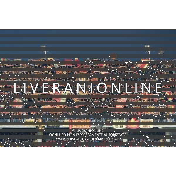 Supporters of US Lecce during the Italian soccer Serie A match US Lecce vs Udinese Calcio on April 28, 2023 at Via del Mare Stadium in Lecce, Italy. Photo by Emmanuele Mastrodonato/ag. Aldo Liverani sas/ AGENZIA ALDO LIVERANI SAS