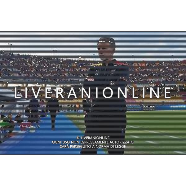 coach Marco Baroni (US Lecce) during the Italian soccer Serie A match US Lecce vs Udinese Calcio on April 28, 2023 at Via del Mare Stadium in Lecce, Italy. Photo by Emmanuele Mastrodonato/ag. Aldo Liverani sas/ AGENZIA ALDO LIVERANI SAS