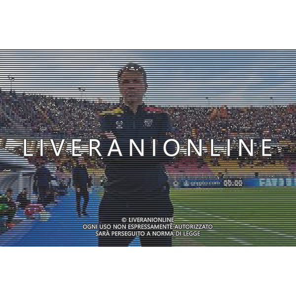 coach Marco Baroni (US Lecce) during the Italian soccer Serie A match US Lecce vs Udinese Calcio on April 28, 2023 at Via del Mare Stadium in Lecce, Italy. Photo by Emmanuele Mastrodonato/ag. Aldo Liverani sas/ AGENZIA ALDO LIVERANI SAS