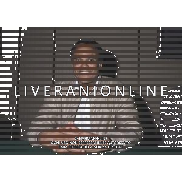 RETROSPETTIVA HARRY BELAFONTE CANTANTE NELLA FOTO HARRY BELAFONTE NELL\'ANNO 1984 AG ALDO LIVERANI SAS
