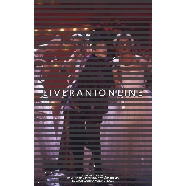 1995 FESTIVAL DI SANREMO NELLA FOTO ANNIE LENNOX AL FESTIVAL DI SANREMO NELL\'ANNO 1995 AG ALDO LIVERANI SAS