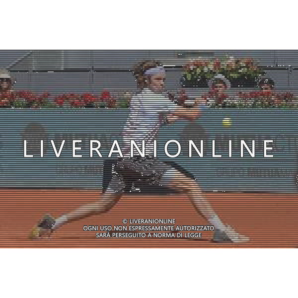 Mutua Madrid Open Andrey Rublev during his match against on Karen Khachanov of the Mutua Madrid Open at La Caja Magica on 2st May, 2023 in Madrid, ©Andrea Rosito / AGENZIA ALDO LIVERANI SAS
