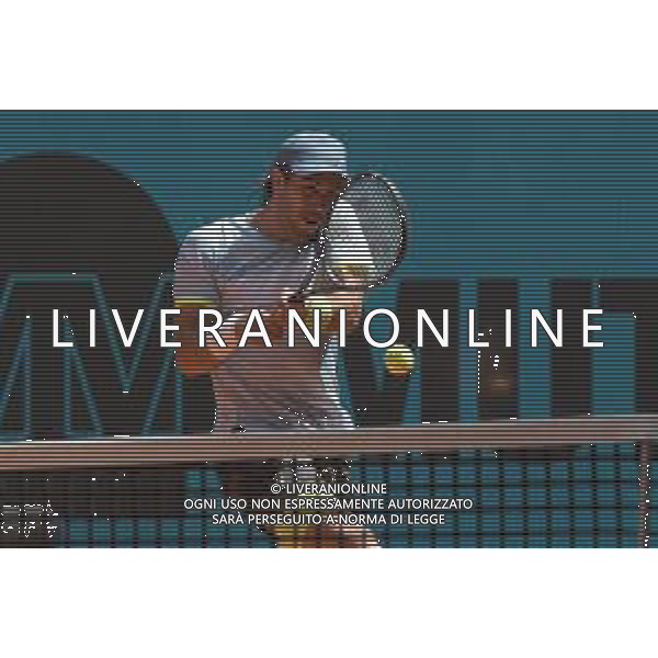 Mutua Madrid Open Borna Coric during his match against on Alexdander Davidovich Fokina of the Mutua Madrid Open at La Caja Magica on 2st May, 2023 in Madrid, ©Andrea Rosito / AGENZIA ALDO LIVERANI SAS