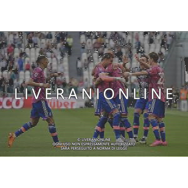 Torino 03.05.2023 Allianz Stadium Juventus vs Lecce Campionato Calcio Serie A TIM 2022/2023 33a giornata Nella foto: esultanza juventus dopo il gol di dusan vlahovic ©Viganti / AGENZIA ALDO LIVERANI SAS