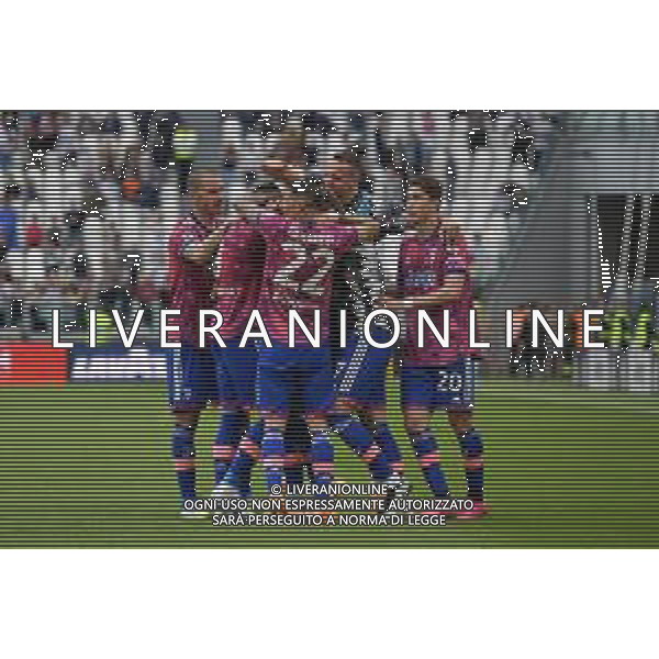 Torino 03.05.2023 Allianz Stadium Juventus vs Lecce Campionato Calcio Serie A TIM 2022/2023 33a giornata Nella foto: esultanza juventus dopo il gol di dusan vlahovic ©Viganti / AGENZIA ALDO LIVERANI SAS