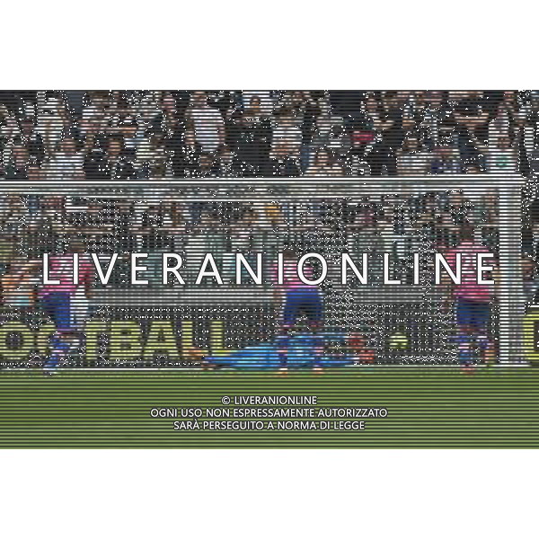 Torino 03.05.2023 Allianz Stadium Juventus vs Lecce Campionato Calcio Serie A TIM 2022/2023 33a giornata Nella foto: gol cesaay assan su rigore ©Viganti / AGENZIA ALDO LIVERANI SAS