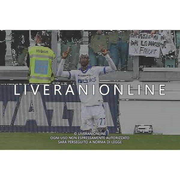 Torino 03.05.2023 Allianz Stadium Juventus vs Lecce Campionato Calcio Serie A TIM 2022/2023 33a giornata Nella foto: esultanza cesaay assan dopo il gol ©Viganti / AGENZIA ALDO LIVERANI SAS