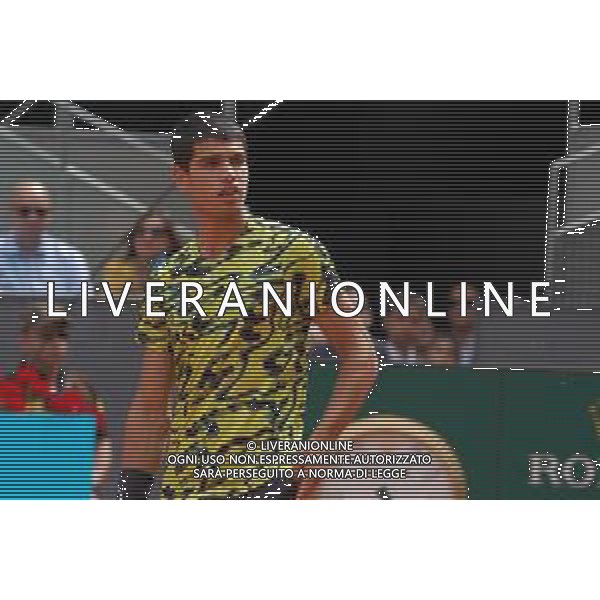 Mutua Madrid Open Carlos Alcaraz during his match against on Karen Kachanov of the Mutua Madrid Open at La Caja Magica on 3st May, 2023 in Madrid, FOTO ANDREA ROSITO-AG ALDO LIVERANI SAS