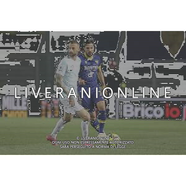 Marcelo Brozovic of Inter FC, play the ball during Hellas Verona vs FC Internazionale, 33° Serie A Tim 2022-23 game at Marcantonio Bentegodi Stadium in Verona, Italy, on May 03, 2023. (Photo by Davide Casentini) / AGENZIA ALDO LIVERANI SAS