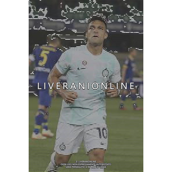 Lautaro Martinez of Inter FC celebrates after scoring during Hellas Verona vs FC Internazionale, 33° Serie A Tim 2022-23 game at Marcantonio Bentegodi Stadium in Verona, Italy, on May 03, 2023. (Photo by Davide Casentini) / AGENZIA ALDO LIVERANI SAS