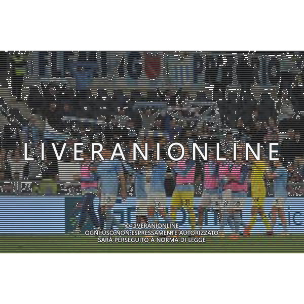 Lazio vs Sassuolo Campionato Serie A TIM - 33 Giornata - Stadio Olimpico - Roma 03-05-2023 nella foto Esultanza finale Lazio FOTO FEDERICO GAETANO-AG ALDO LIVERANI SAS