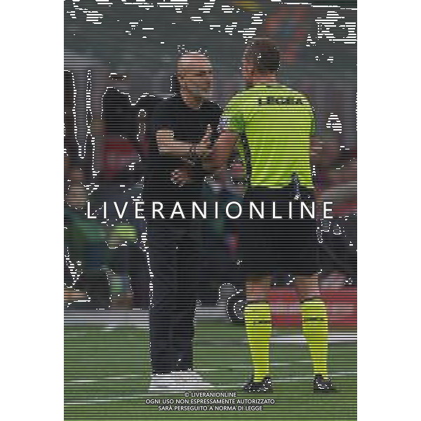 STEFANO PIOLI CON ARBITRO - MILAN - CREMONESE CAMPIONATO CALCIO SERIE A TIM 03.05.2023 ©PAOLO GIAMPIETRI / AGENZIA ALDO LIVERANI SAS
