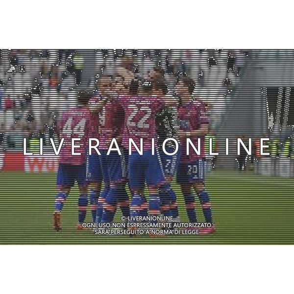 Torino 03.05.2023 Allianz Stadium Juventus vs Lecce Campionato Calcio Serie A TIM 2022/2023 33a giornata Nella foto: esultanza juventus dopo il gol di dusan vlahovic ©Viganti / AGENZIA ALDO LIVERANI SAS