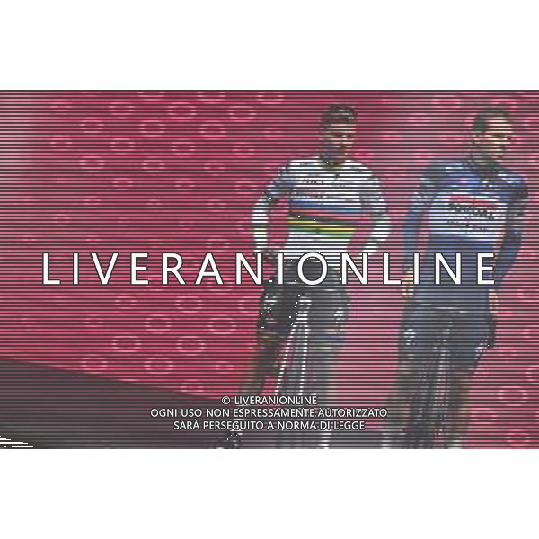 04-05-2023 Presentazione Squadre Giro D\'italia 2023; 2023, Soudal - Quickstep; Evenepoel, Remco; Pescara; ©SIROTTI / AGENZIA ALDO LIVERANI SAS