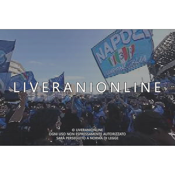 04-05-2023 napoli-festeggiamenti per la conquista del 3 scudetto del napoli calcio Festeggiamenti dei tifosi per la vittoria dello scudetto fuori lo stadio Diego Armando Maradona Foto Mosca, Ag.Liverani