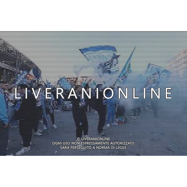 04-05-20323 Napoli- Festeggiamenti dei tifosi per la vittoria dello scudetto fuori lo stadio Diego Armando Maradona Foto Mosca, Ag.Liverani