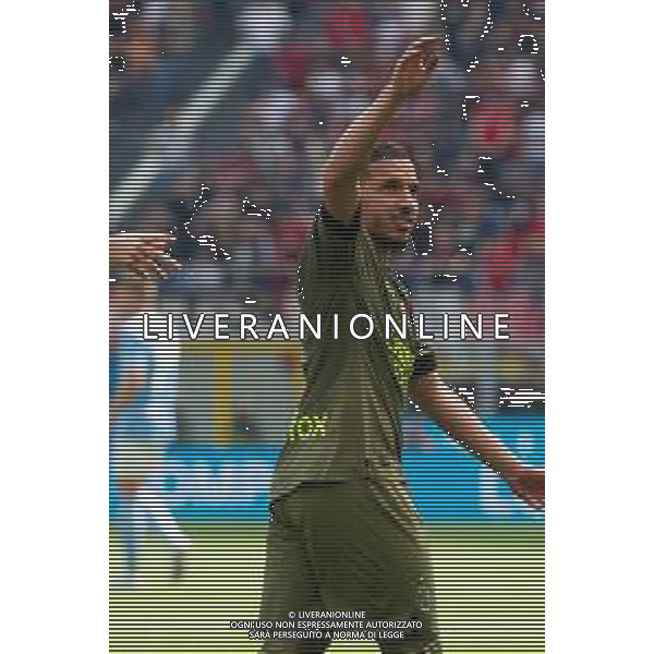 06-05-2023 MILANO CAMPIONATO DI CALCIO SERIE A MILAN-LAZIO NELLA FOTO ESULTANZA ISMAEL BENNACER AG ALDO LIVERANI SAS