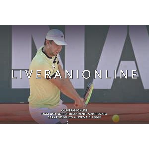 6-5-2023. Semifinali del singolo, torneo internazionale di tennis Sardegna Open Challenger 173, presso Tennis club Monte Urpinu, Cagliari. Garadel singolo tra Daniel Elahi Galan (Colombia) contro Ugo Humbert (Francia). Foto Salvatore Moi/Aldo Liverani s.a.s. Nella foto: Elahi Galan (Colombia)