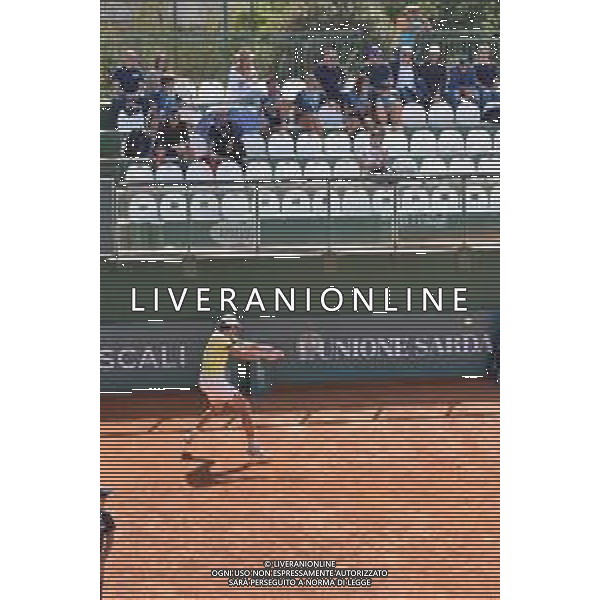 6-5-2023. Semifinali del singolo, torneo internazionale di tennis Sardegna Open Challenger 173, presso Tennis club Monte Urpinu, Cagliari. Garadel singolo tra Daniel Elahi Galan (Colombia) contro Ugo Humbert (Francia). Foto Salvatore Moi/Aldo Liverani s.a.s. Nella foto: pubblico durante gara