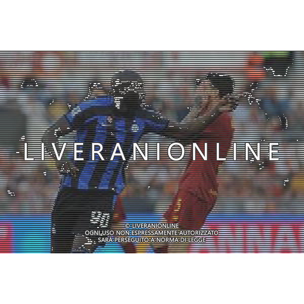 Roma vs Inter Campionato Serie A TIM - 34 Giornata - Stadio Olimpico - Roma 06-05-2023 nella foto Esultanza dopo il Gol di romelu Lukaku ©Federico Gaetano / AGENZIA ALDO LIVERANI SAS