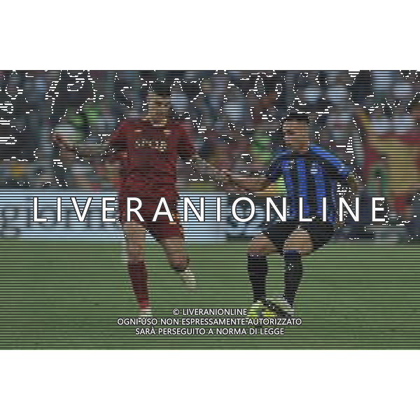 Roma vs Inter Campionato Serie A TIM - 34 Giornata - Stadio Olimpico - Roma 06-05-2023 nella foto Mancini e Lautaro Martinez ©Federico Gaetano / AGENZIA ALDO LIVERANI SAS