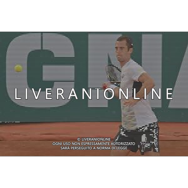 6-5-2023. Semifinali del singolo, torneo internazionale di tennis Sardegna Open Challenger 173, presso Tennis club Monte Urpinu, Cagliari. Laslo Djere (Serbia) contro Ben Shelton (USA). Foto Salvatore Moi/Aldo Liverani s.a.s. Nella foto: Laslo Djere (Serbia)