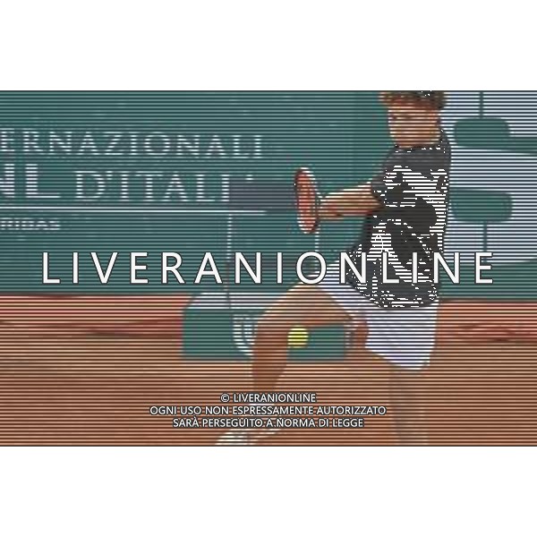 6-5-2023. Semifinali del singolo, torneo internazionale di tennis Sardegna Open Challenger 173, presso Tennis club Monte Urpinu, Cagliari. Laslo Djere (Serbia) contro Ben Shelton (USA). Foto Salvatore Moi/Aldo Liverani s.a.s. Nella foto: Ben Shelton (USA)