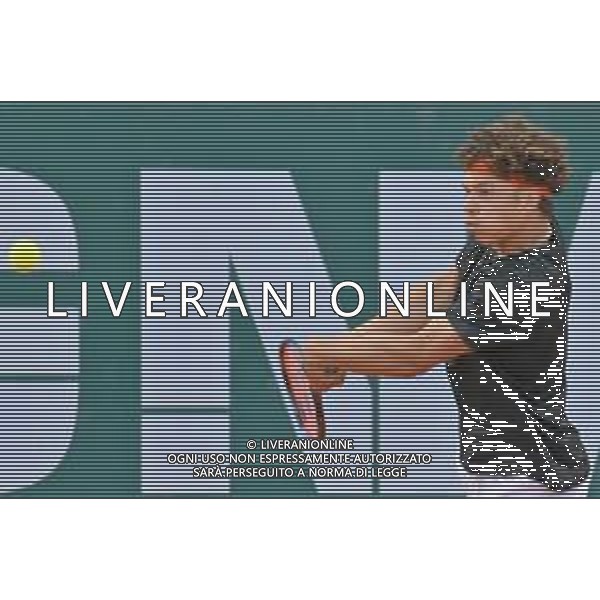 6-5-2023. Semifinali del singolo, torneo internazionale di tennis Sardegna Open Challenger 173, presso Tennis club Monte Urpinu, Cagliari. Laslo Djere (Serbia) contro Ben Shelton (USA). Foto Salvatore Moi/Aldo Liverani s.a.s. Nella foto: Ben Shelton (USA)