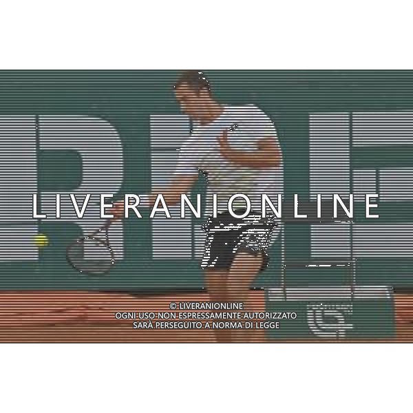 6-5-2023. Semifinali del singolo, torneo internazionale di tennis Sardegna Open Challenger 173, presso Tennis club Monte Urpinu, Cagliari. Laslo Djere (Serbia) contro Ben Shelton (USA). Foto Salvatore Moi/Aldo Liverani s.a.s. Nella foto: Laslo Djere (Serbia)