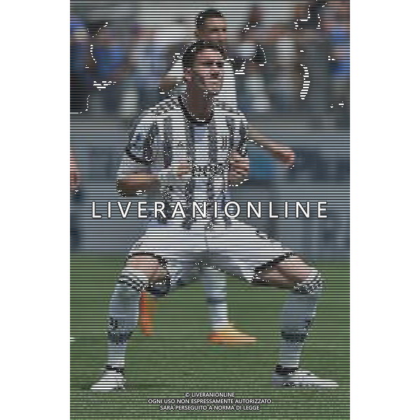 Dusan Vlahovic (Juventus) esultanza a fine partita Atalanta vs Juventus Bergamo 24-04-2023 Gewiss Stadium - Stadio Atleti Azzurri d\'Italia Campionato Serie A TIM - 34a giornata foto Roberto Garavaglia/ag. Aldo Liverani sas / AGENZIA ALDO LIVERANI SAS